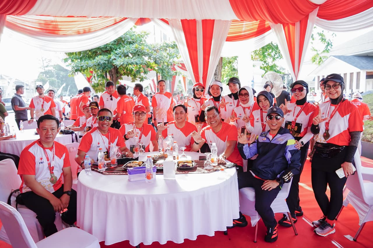 Gubernur dan Ketua PMI Lampung Rayakan Puncak HUT ke-80 PMI